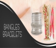 Designer silver bangles & bracelets for women 